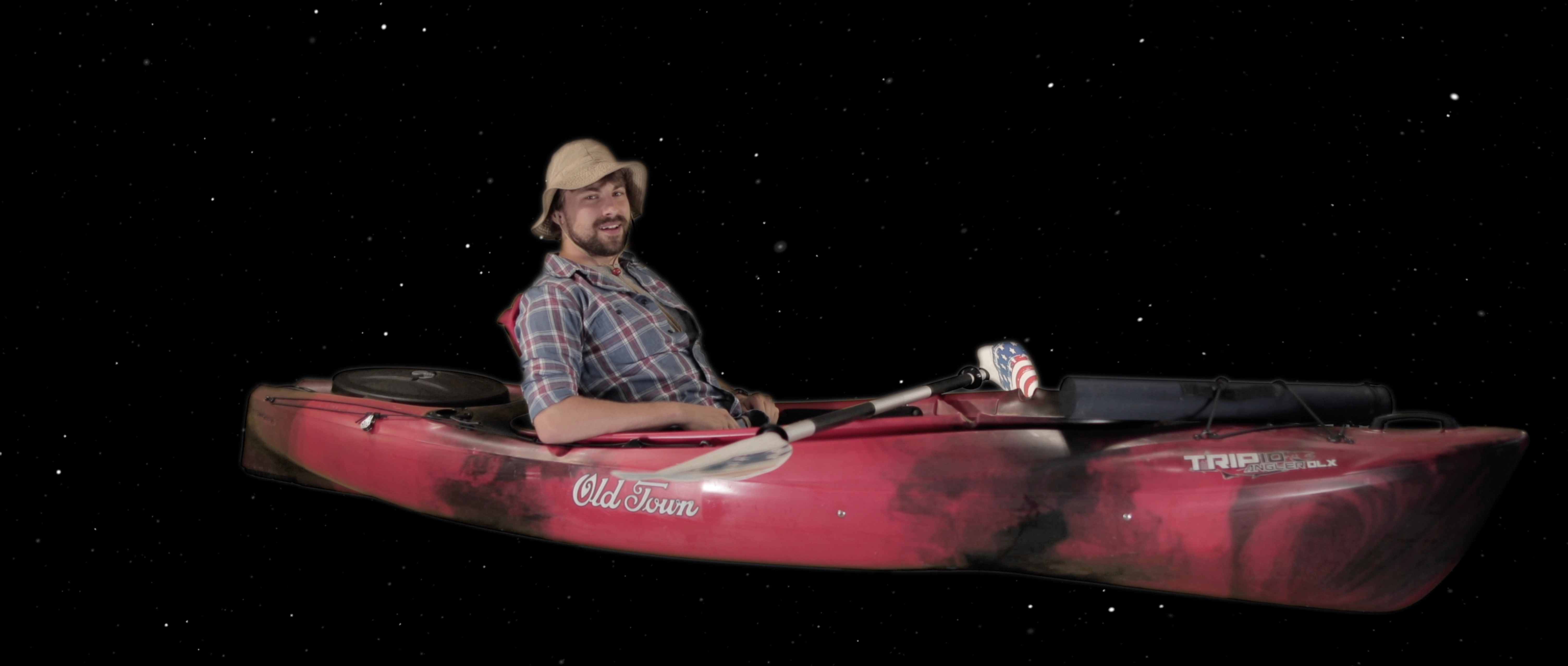 Nick Tucker in Johnny Boy Space Kayaker